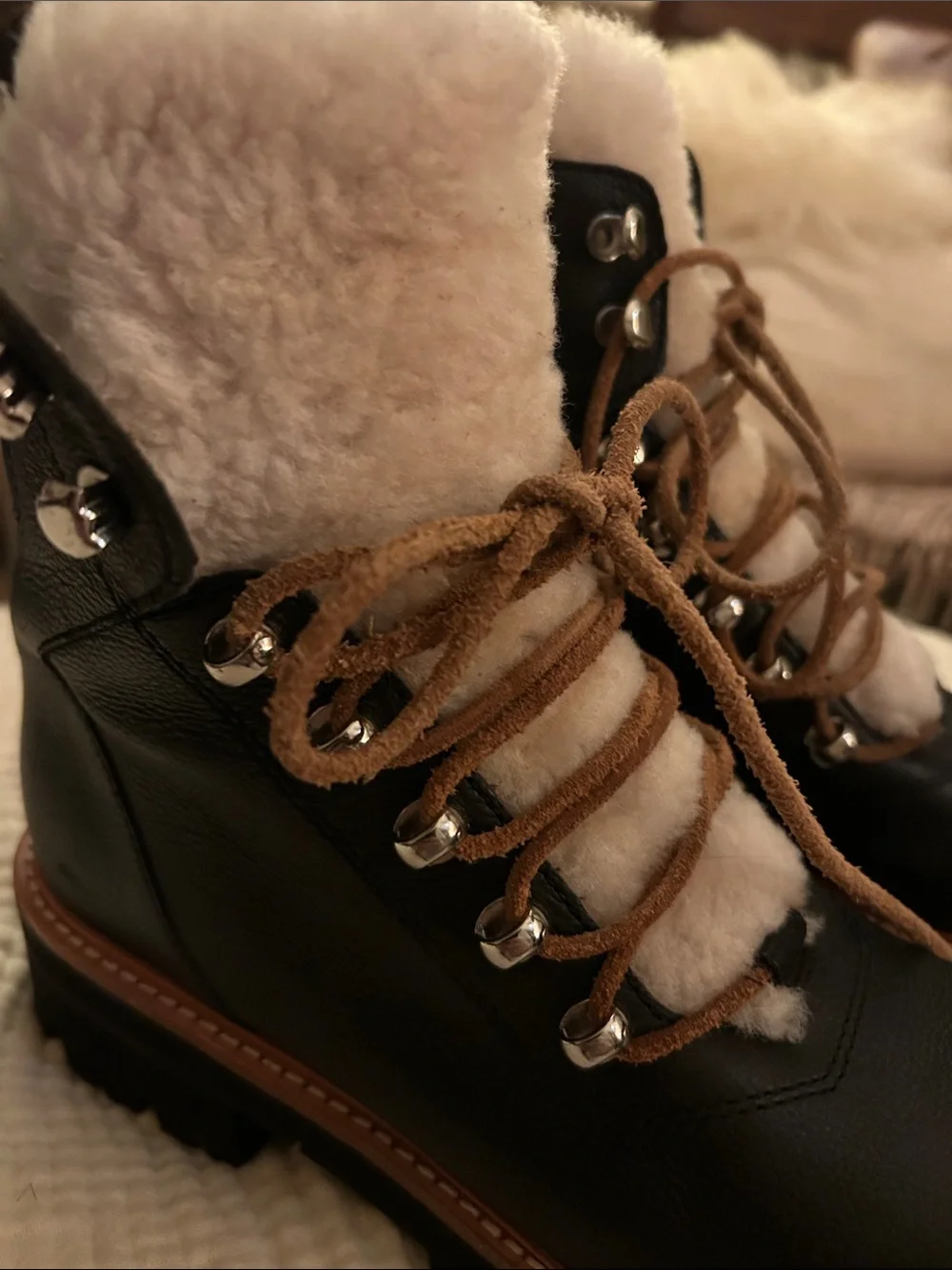 Marc Fisher black leather